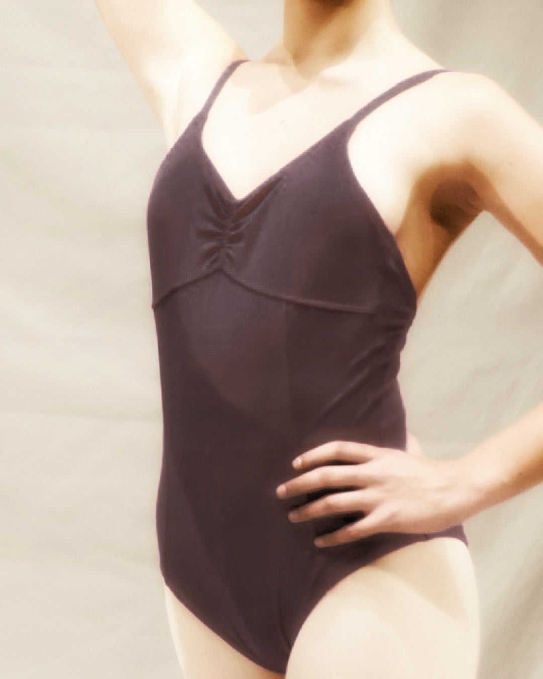 malla de ballet con tirantes