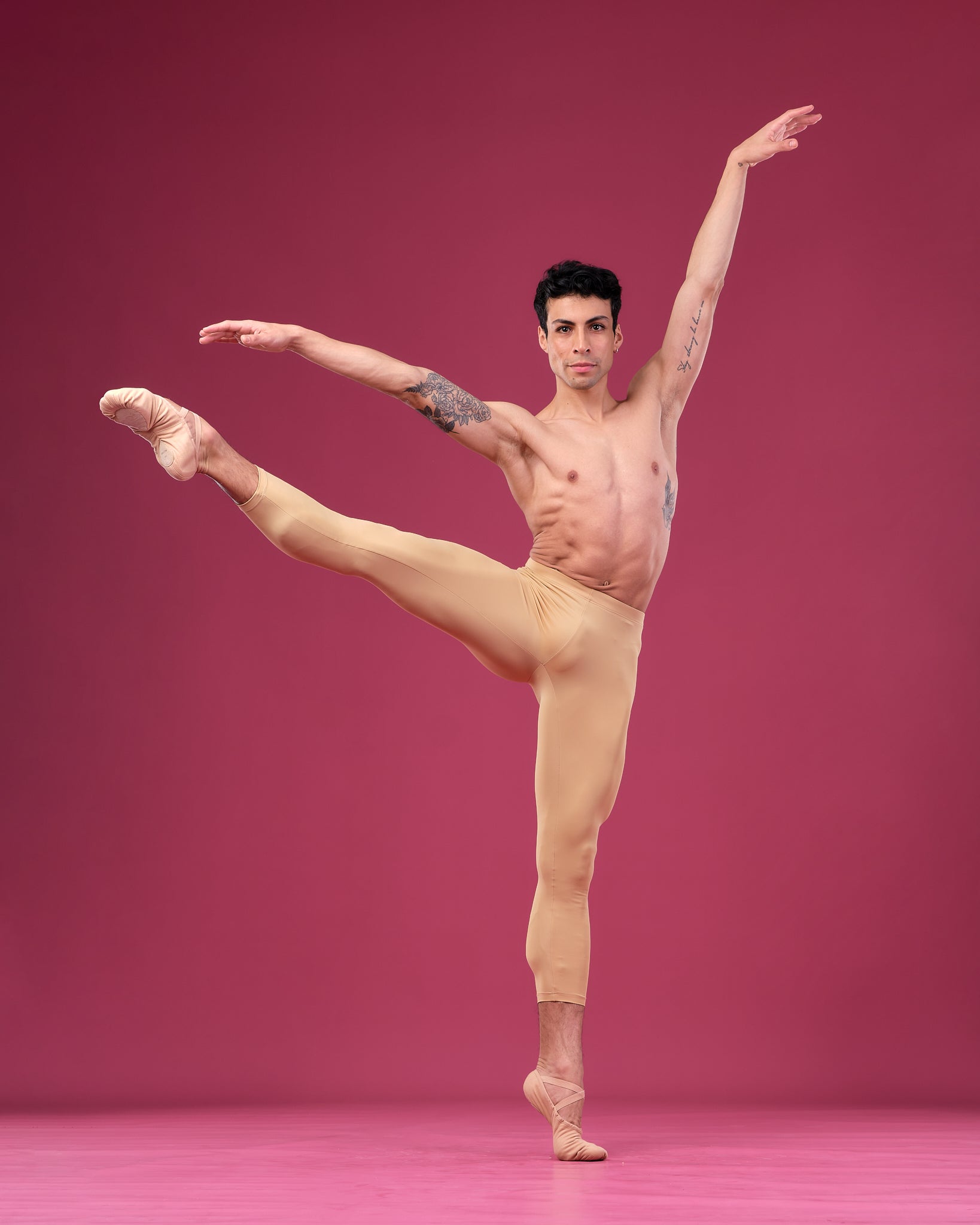 malla de ballet para hombre