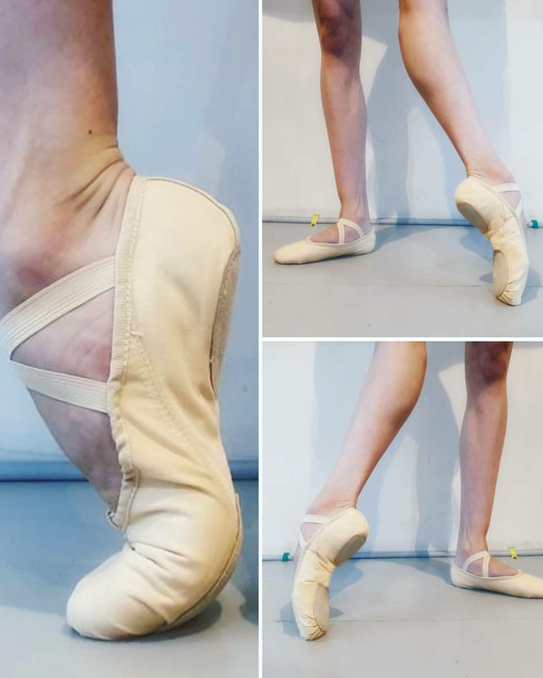 zapatillas de lona para ballet